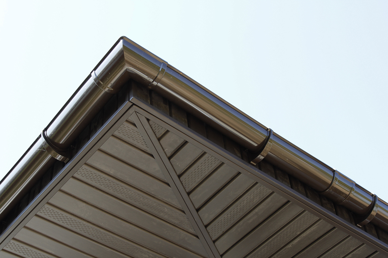 Муфта соединительная для водостока Premium, каштан Муфта соединительная для водостока Premium, каштан