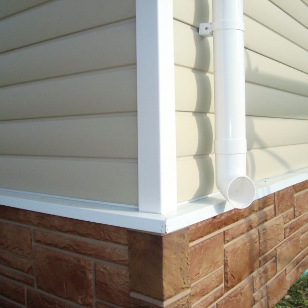 Заглушка желоба Standard, белый