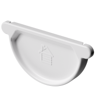 Заглушка желоба Stal Premium, каштан