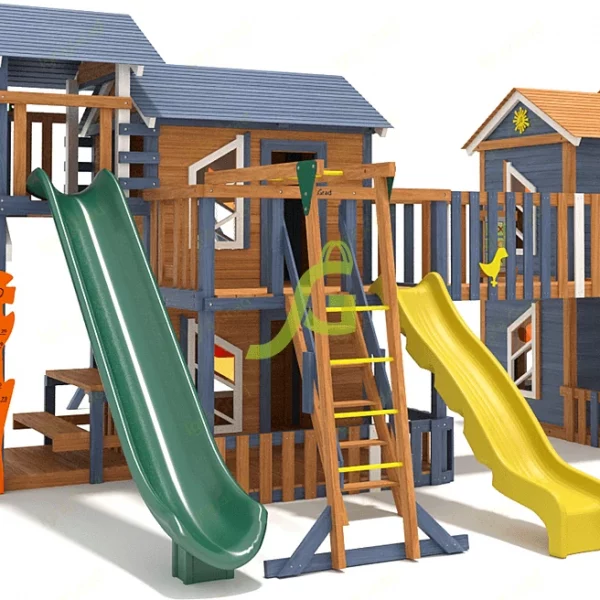 Детская деревянная площадка ‘IgraGrad Домик 7 мод.2’