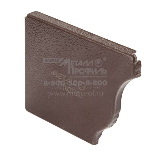 Заглушка желоба 120×86 правая