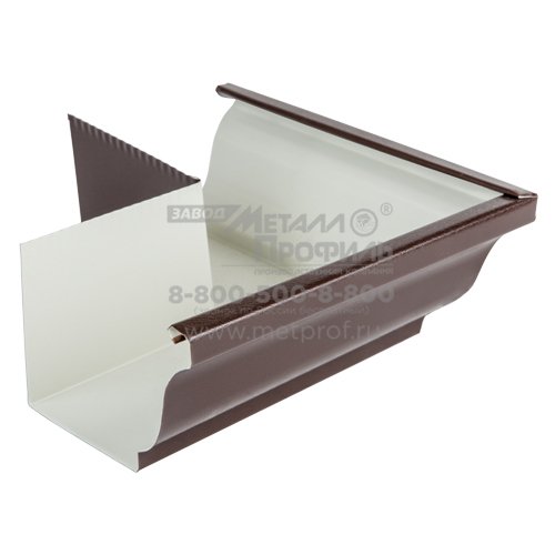 Угол желоба стандартного сечения наружный (152х114)