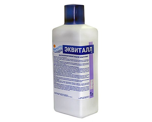 Эквиталл жидкий коагулянт для дезинфекции воды, 1 л
