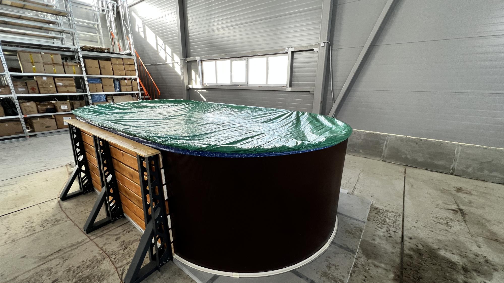 Тент защитный 8 х 3 м. овальный Тент защитный 8 х 3 м. овальный