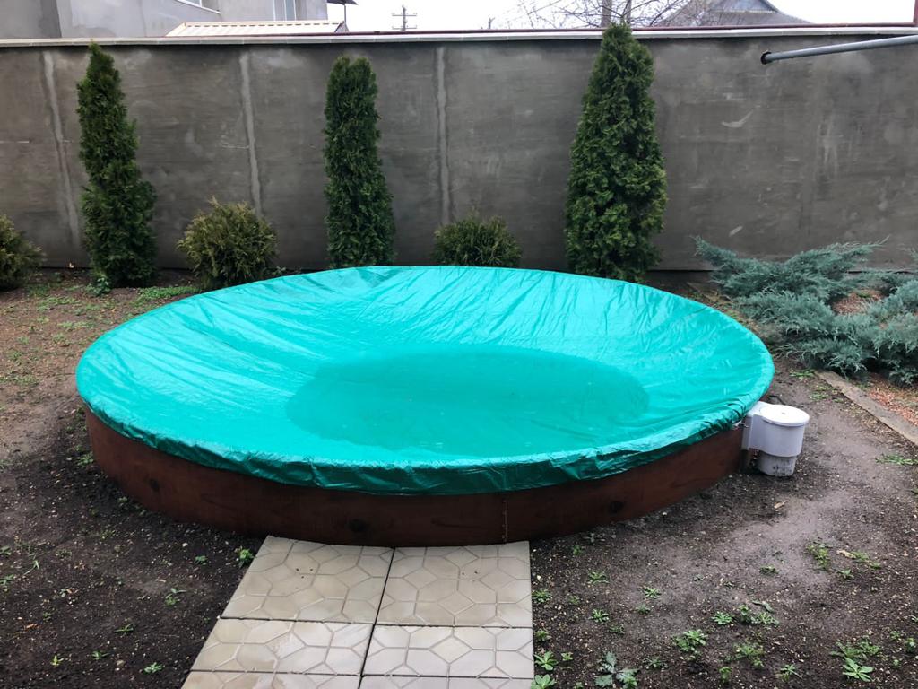 Тент защитный 3,5 – 3,66 м. круглый Тент защитный 3,5 – 3,66 м. круглый