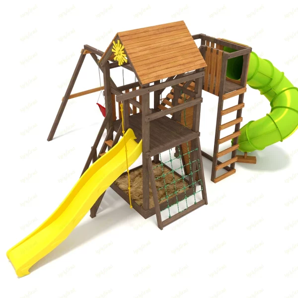Детская площадка IgraGrad Панда Фани Gride с трубой 2,1м
