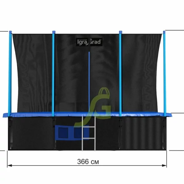 Батут с защитной сеткой IgraGrad Classic 366 см (12 ft)
