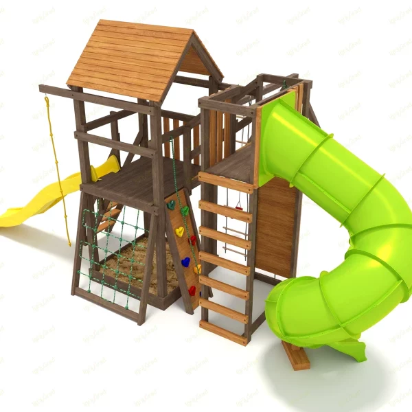 Детская площадка IgraGrad Панда Фани Gride с трубой 2,1м
