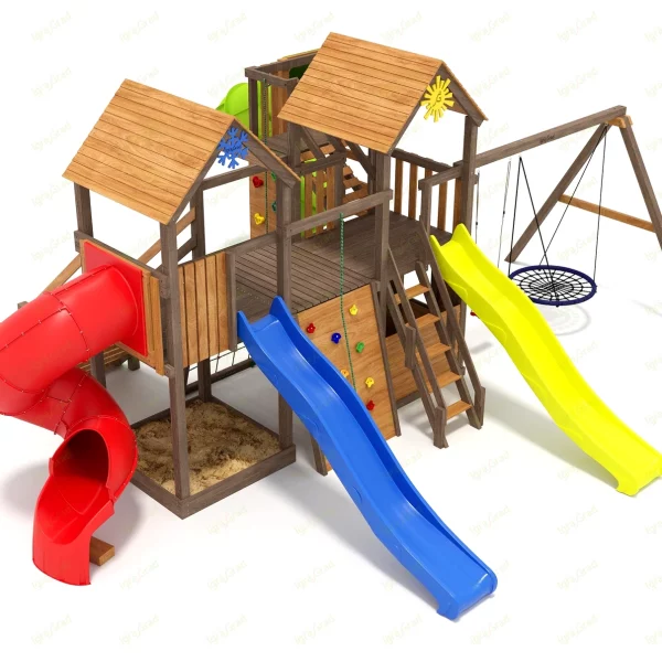 Детская площадка IgraGrad Комбо с трубой 2,1м