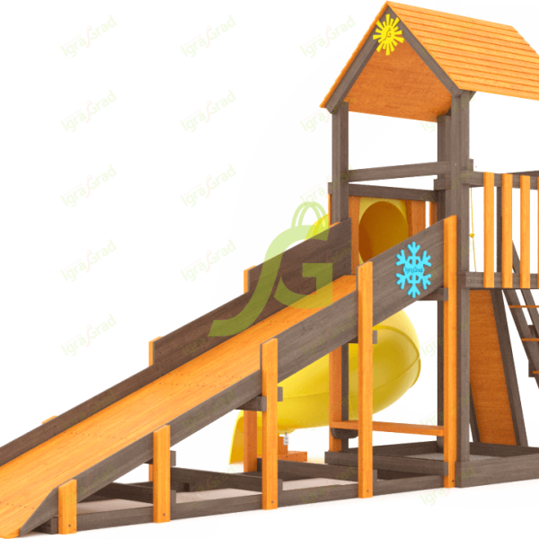 Всесезонная площадка IgraGrad С Tower с трубой SF