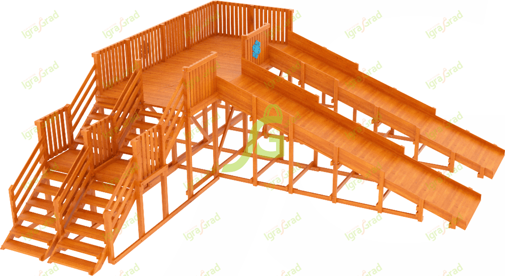 Зимняя горка “IgraGrad Snow Fox”, скат 5,9 м (мод.2) Зимняя горка “IgraGrad Snow Fox”, скат 5,9 м (мод.2)