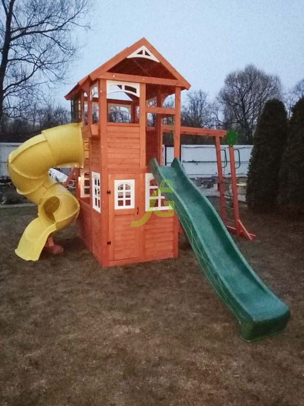 Детская площадка IgraGrad Клубный домик 2 с трубой и рукоходом Luxe Детская площадка IgraGrad Клубный домик 2 с трубой и рукоходом Luxe