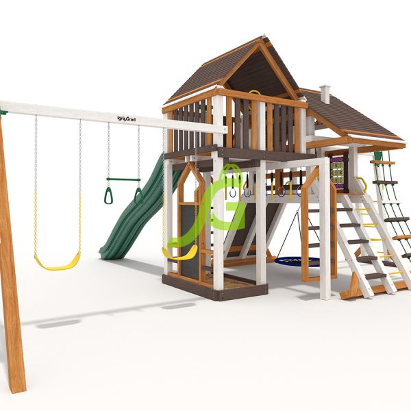 Детская площадка IgraGrad Крепость Фани Deluxe + мод.2