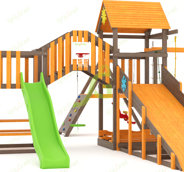 Всесезонная площадка IgraGrad С Мостик 2 SF2