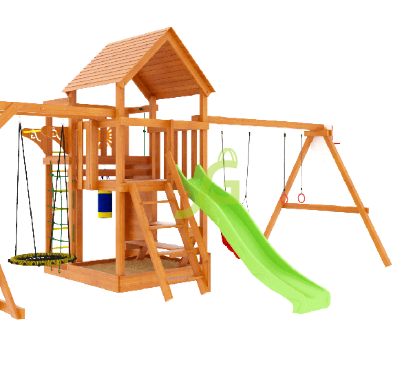 Детская площадка IgraGrad Крафт Pro 4 (скат 2,2)