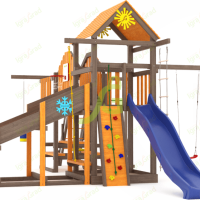 Всесезонная площадка IgraGrad С Tower со скалодромом SF2