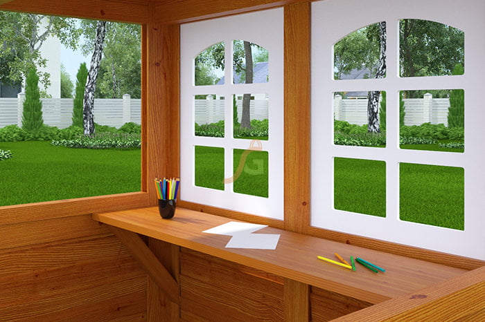 Детская площадка IgraGrad Клубный домик с трубой Luxe Детская площадка IgraGrad Клубный домик с трубой Luxe