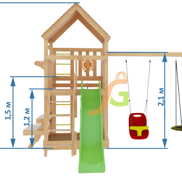 Детская площадка IgraGrad Крафт Pro 1