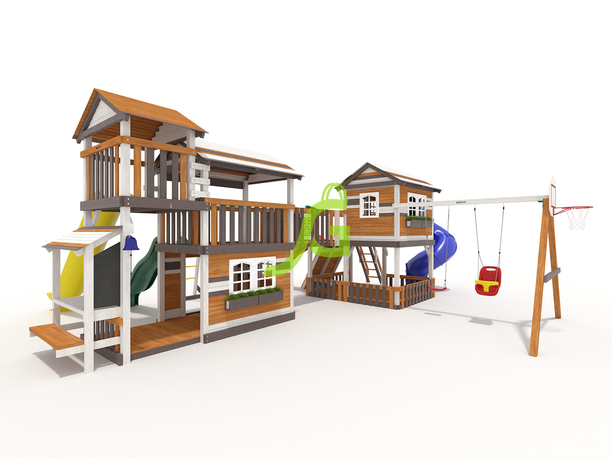 Детская площадка IgraGrad Домик 6 мод.1 Детская площадка IgraGrad Домик 6 мод.1