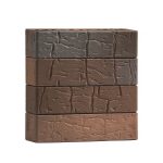 Кирпич VOLGABRICK КР-л-пу 0.7НФ 250х85х65 Флэш Руст №70/90 М200