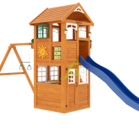 Зимняя горка “IgraGrad Snow Fox”, скат 8 м