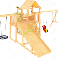 Детская площадка IgraGrad Крафт Pro 4 с зимней горкой