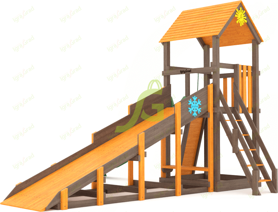 Всесезонная площадка IgraGrad С Tower со скалодромом SF2 Всесезонная площадка IgraGrad С Tower со скалодромом SF2