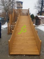 Зимняя горка “IgraGrad Snow Fox”, скат 8 м