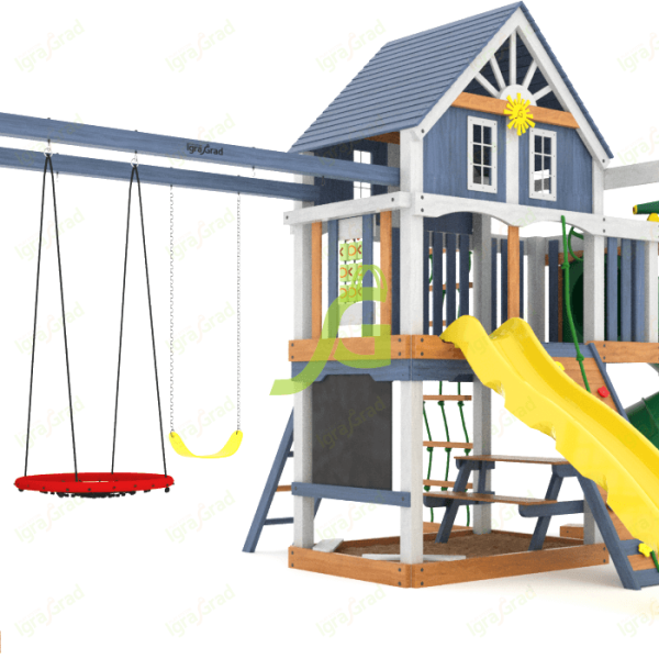 Детская площадка IgraGrad Шато с трубой (Домик) мод.1