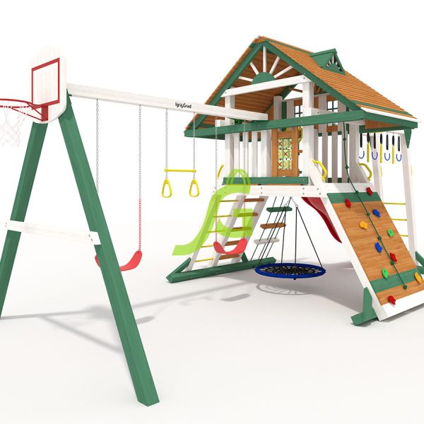 Детская площадка IgraGrad Крепость Фани с рукоходом (Домик) мод.1