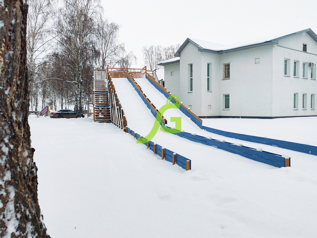 Зимняя горка IgraGrad Snow Fox, скат 18 м мод.2 Зимняя горка IgraGrad Snow Fox, скат 18 м мод.2