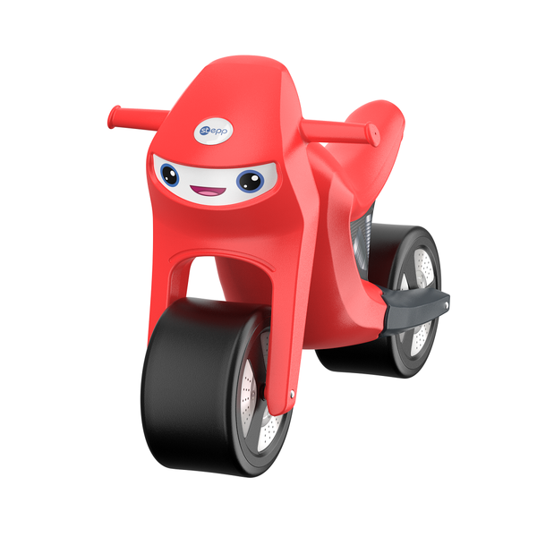 Серия «Stepp» мотоцикл беговел Roveri 640*300*420 (красный или мятный).