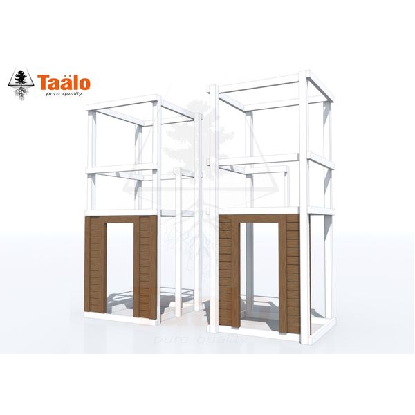 Серия T модель 12 – панели декоративные – стены домика (элемент детской игровой конструкции)