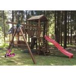 Серия ZO модель 8 – сидение качели пластиковое TRIX 3в1 на канатах (элемент качелей для частных владений)