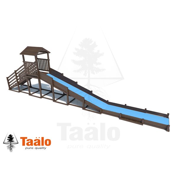 Серия W модель 2.1 – игровая конструкция с широкой горкой и докатом