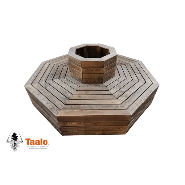 Серия Q модель 2 – скамья вокруг дерева