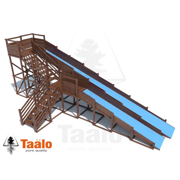 Серия W модель 1 – игровая конструкция с широкими горками