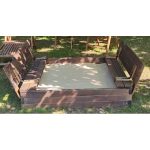 Серия P модель 2 – песочница с крышкой «трансформер»