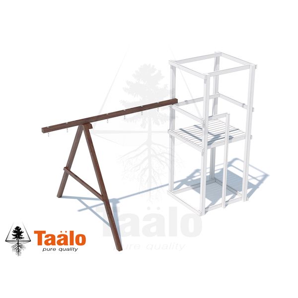 Серия T модель 15 – каркас приставных качелей (элемент детской игровой конструкции для частных владений)