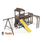 Серия C1 модель 1, детская игровая – спортивная конструкция