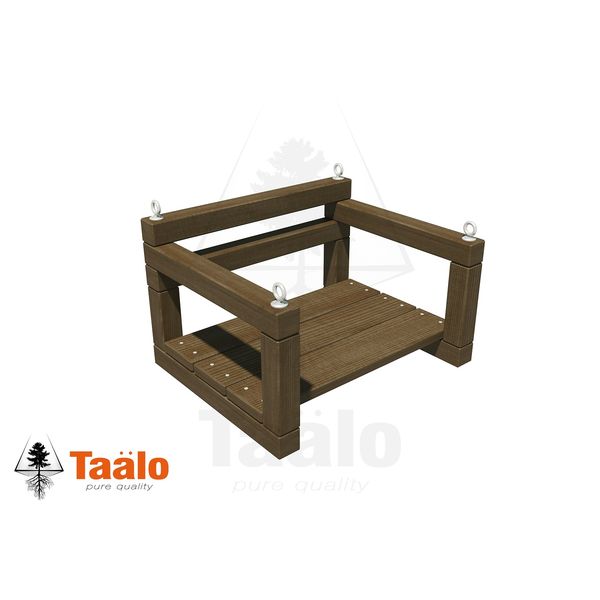 Серия ТО1 модель 2 – сидение качели деревянное «малютка» на канатах (для частных владений)