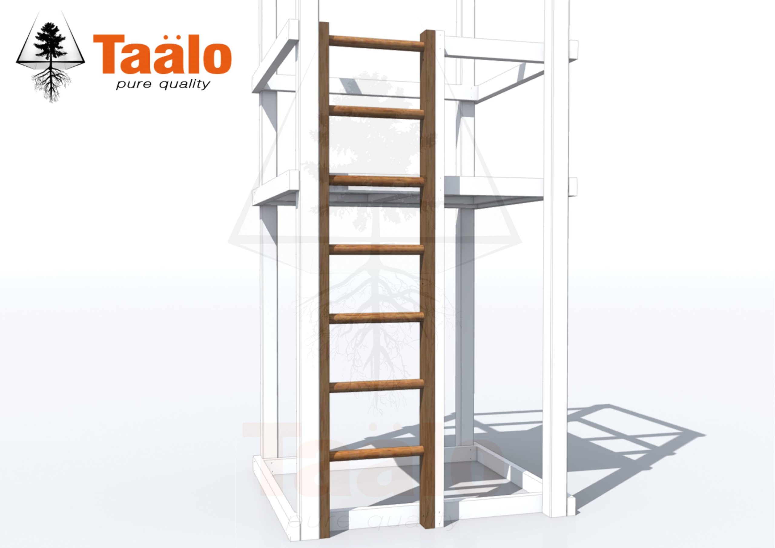 Серия T модель 13 – шведская стенка (элемент детской игровой конструкции)