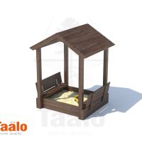 Серия P модель 2 – песочница с крышкой «трансформер»