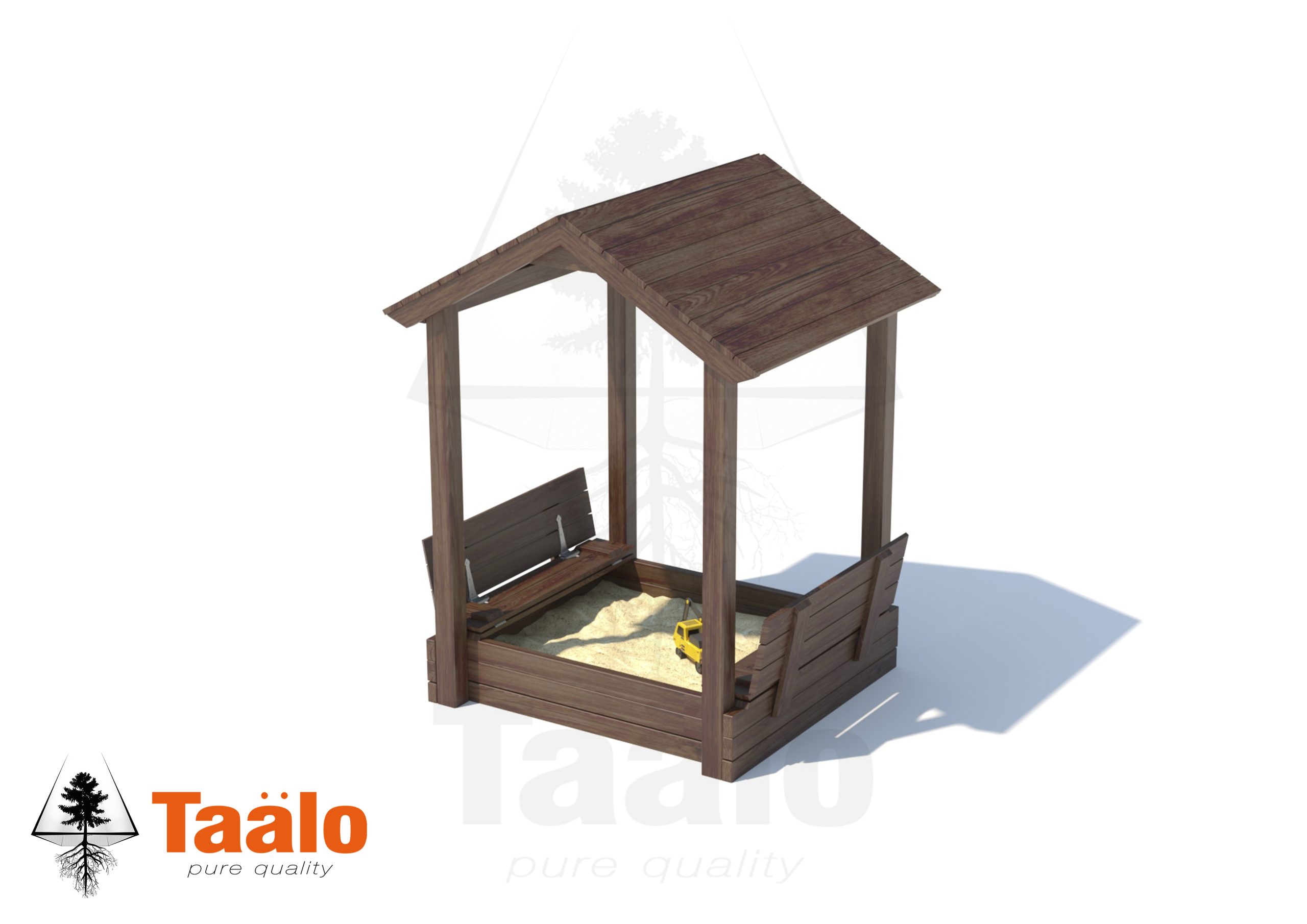 Серия P модель 1 – песочница с крышкой «трансформер» и теневым навесом Серия P модель 1 – песочница с крышкой «трансформер» и теневым навесом