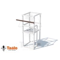 Серия T модель 18 – стол с лавочками встроенный (элемент детской игровой конструкции)