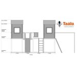 Серия L модель 1 – детская игровая конструкция (конструктор)