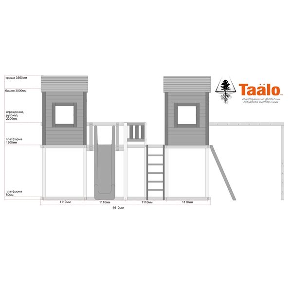 Серия L модель 1 – детская игровая конструкция (конструктор) Серия L модель 1 – детская игровая конструкция (конструктор)