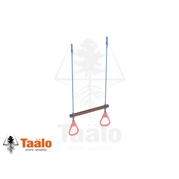 Серия TS1 модель 2 – кольца гимнастические с трапецией на канатах (для частных владений)