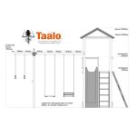 Серия А2 модель 2, детская игровая – спортивная конструкция