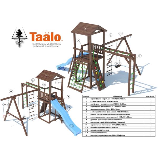 Серия А3 модель 3, детская игровая – спортивная конструкция Серия А3 модель 3, детская игровая – спортивная конструкция